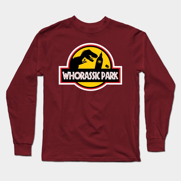 WHORASSIC PARK Long Sleeve T-Shirt by KARMADESIGNER T-SHIRT SHOP